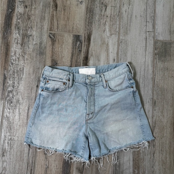 Mother light Blue Denim Women Shorts - Picture 5 of 5